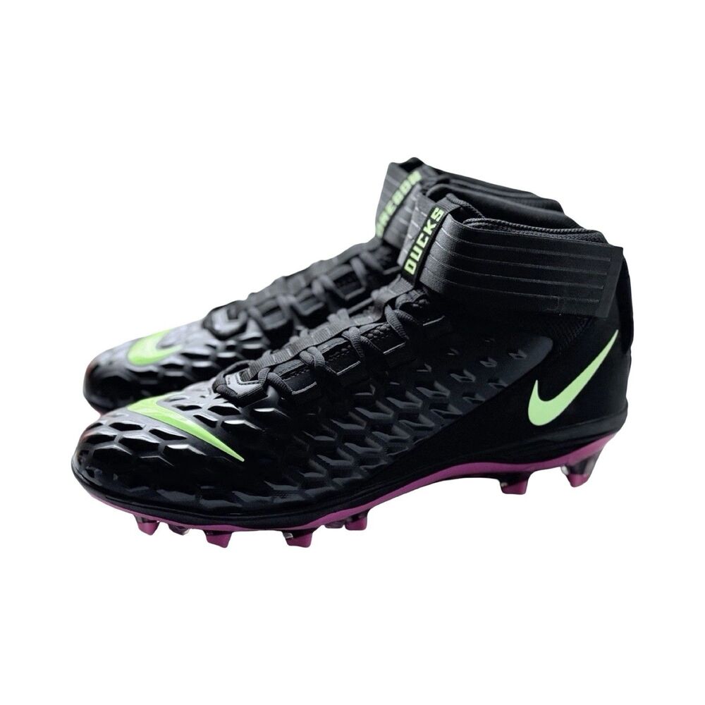 Size 15 Nike Force Savage Pro 2 Oregon Ducks Breast Cancer PE Mens CI9869-067 - Picture 3 of 8